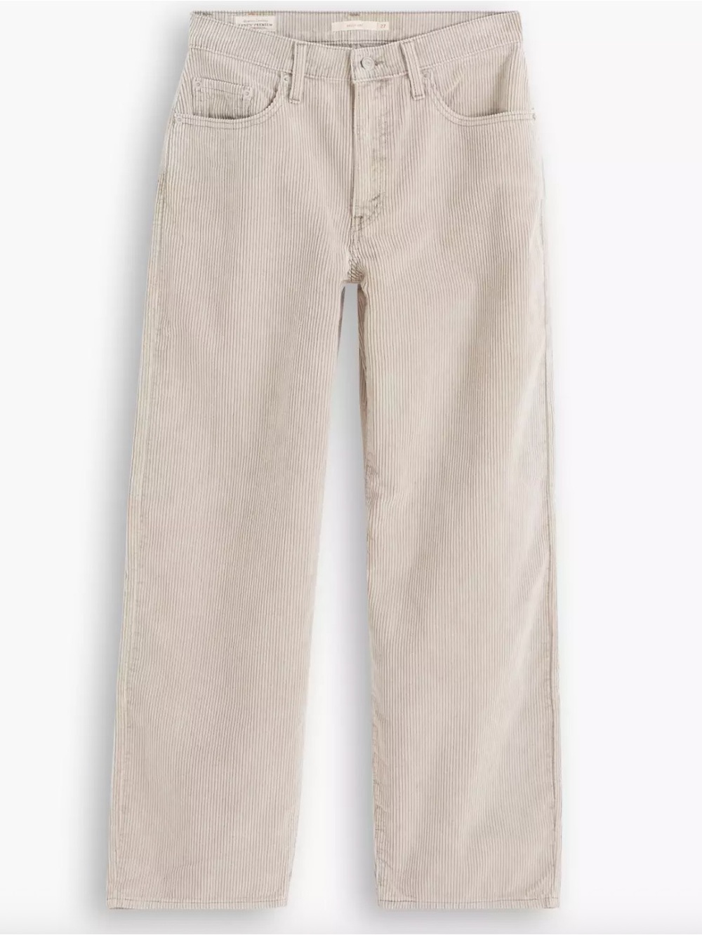 Levi's Baggy Dad Corduroy Jean in 32 - Light Taupe